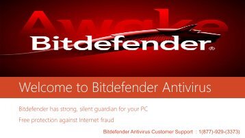 Bitdefender Antivirus Tech Support Number