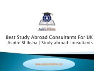 Best Study Abroad Consultants For UK pdf