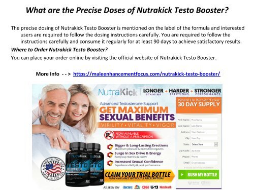 Nutrakick Testo Booster