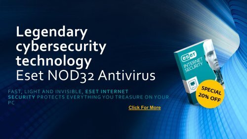 ESET Nod32 antivirus install and download