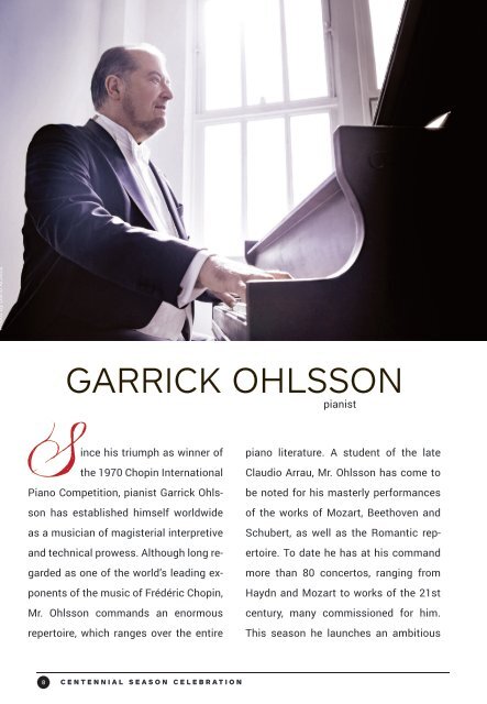 Saturday, March 30, 2019—Garrick Ohlsson plays Brahms—CAMA's Masterseries at The Lobero Theatre, Santa Barbara