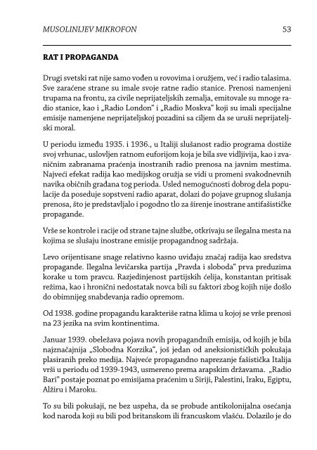 Musolinijev mikrofon - Radio propaganda fašističke Italije