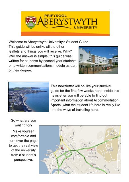 Aberystwyth University's Student Guide. - The Aberystwyth Users ...