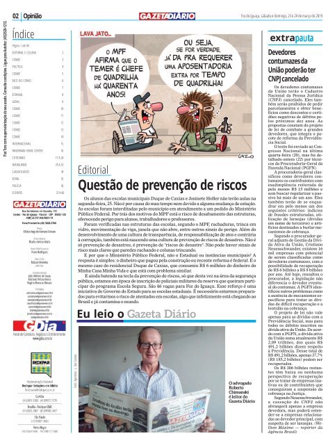 GAZETA DIARIO 829