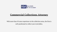 Commercial Collections Attorney - Kavulich & Associates