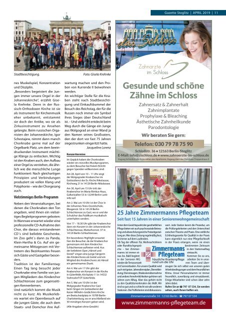 Gazette Steglitz April 2019