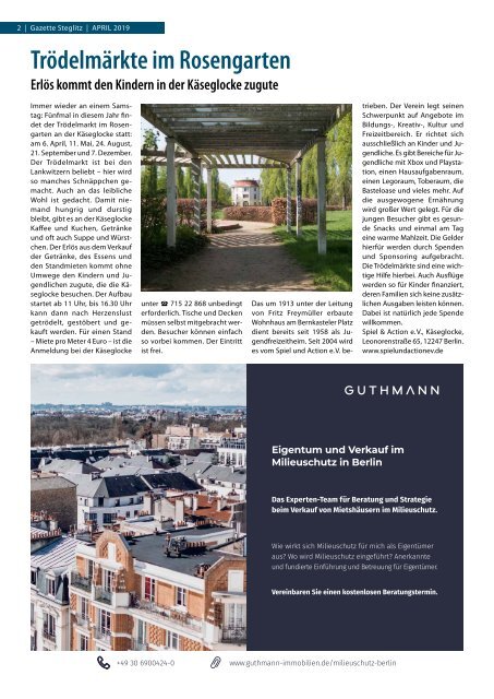 Gazette Steglitz April 2019