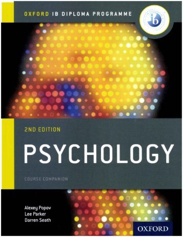 SHELF 9780198398110 OUP DP Psychology 40p