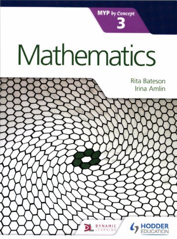 SHELF 9781471881039 Mathematics for the IB MYP 3 40p