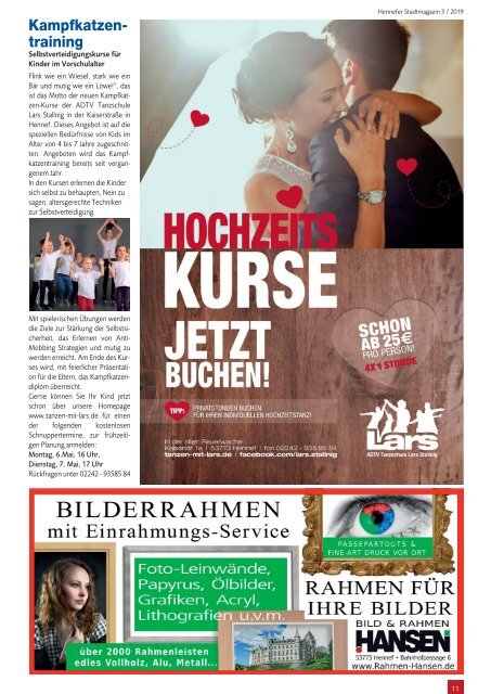 Hennefer Stadt-Magazin - März/April 2019