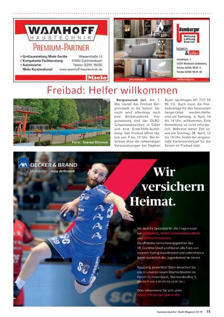 Gummersbacher Stadtmagazin März 2019
