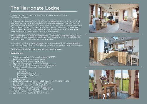 COUNTRY CLUB HARROGATE 2 BED LODGE FACT SHEET - 260219