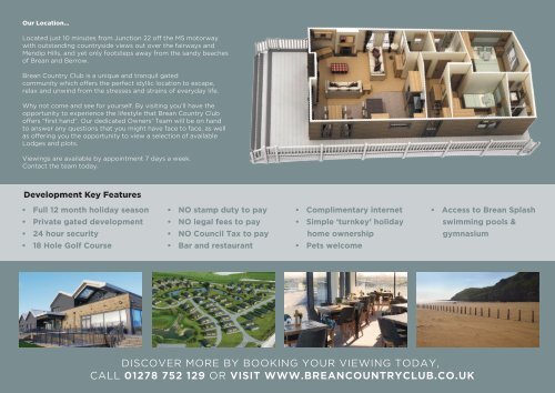 COUNTRY CLUB HARROGATE 2 BED LODGE FACT SHEET - 260219