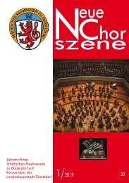 NeueChorszene 30 - Ausgabe 1-2019