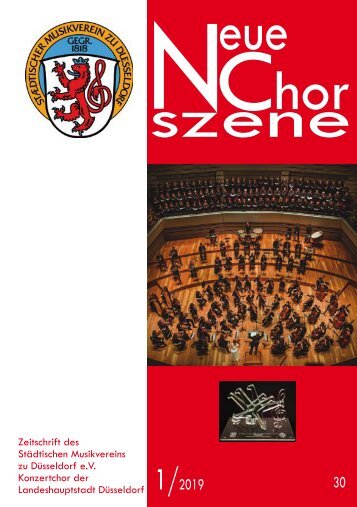 NeueChorszene 30 - Ausgabe 1-2019