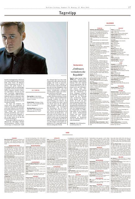 Berliner Zeitung 25.03.2019