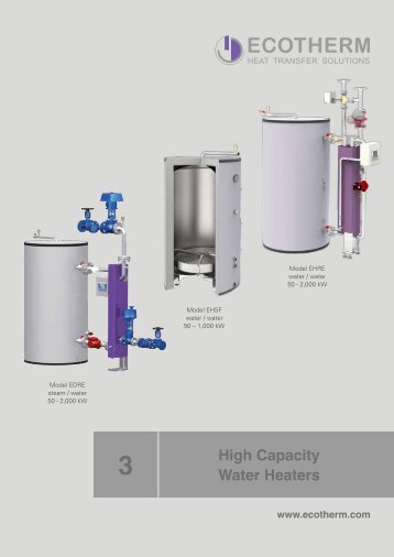 ECOTHERM High Capacity Water Heaters