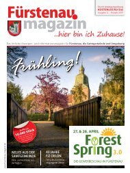 Fürstenau Stadtmag Frühjahr 2019 