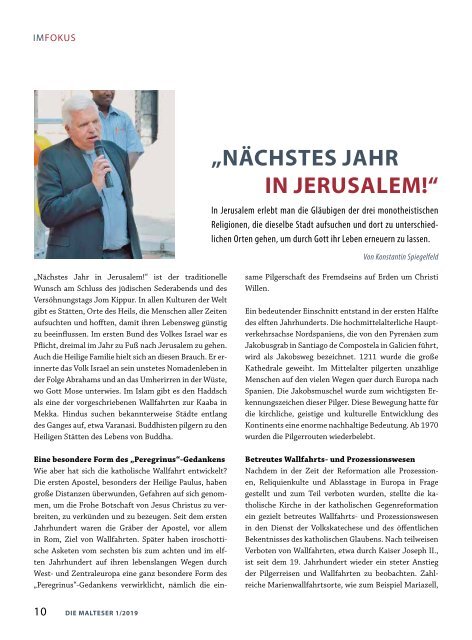 Die Malteser-Zeitung 1/2019