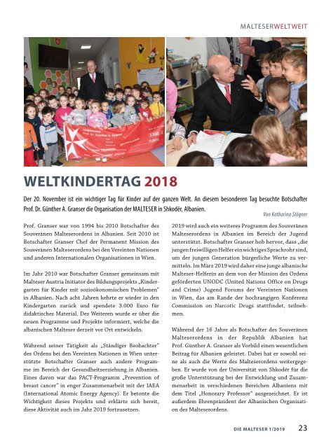 Die Malteser-Zeitung 1/2019