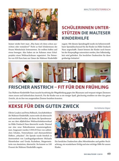 Die Malteser-Zeitung 1/2019