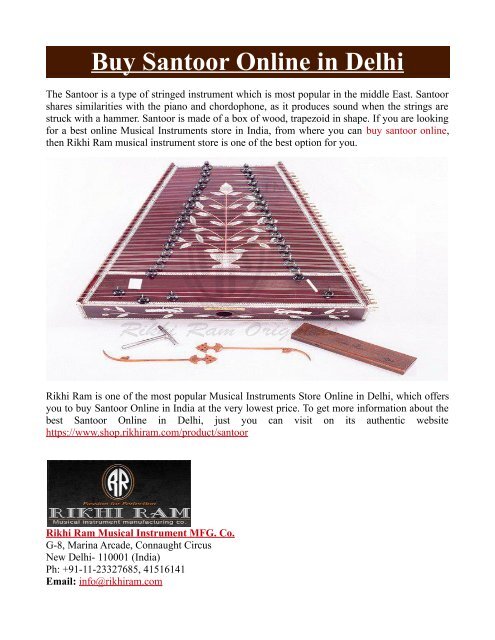 Buy santoor deals