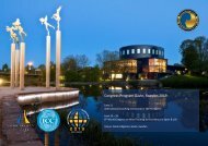 Program for World Congress In Sweden 11-16/6 2019