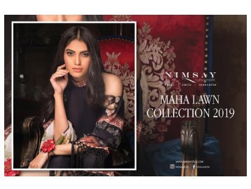 Maha Lawn Unstitched Collection 2019