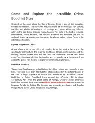 Explore the Incredible Orissa Buddhist Sites