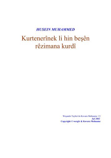 Cûrandina Lêkerên kurdî - Kulturname