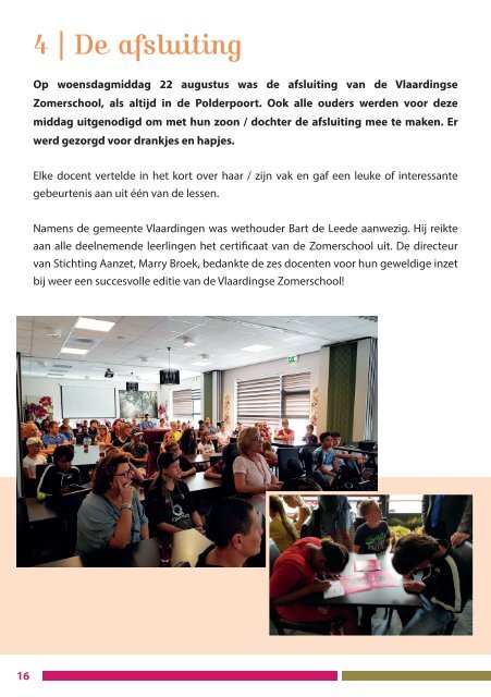 Zomerschool Verslag 2018