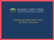 Family Law Firm Attorneys