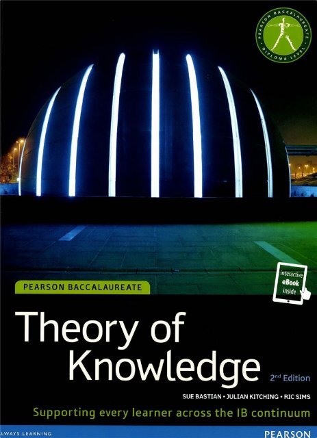 SHELF 9781447944157, Pearson Baccalaureate Theory of Knowledge 2nd Ed (print   eText bundle)60p