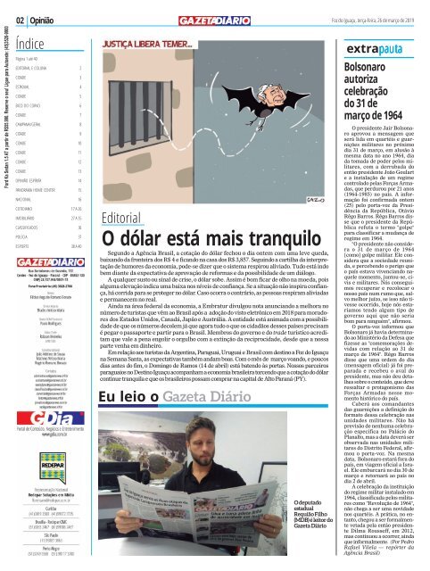 GAZETA DIARIO 831