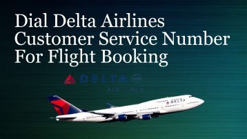 Dial Delta Airlines Customer Service Number