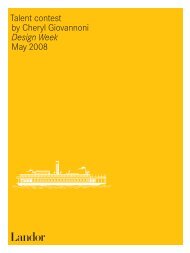 Design Week - Landor Associates