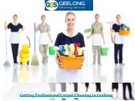 Getting Professional Carpet Cleaning in Geelong