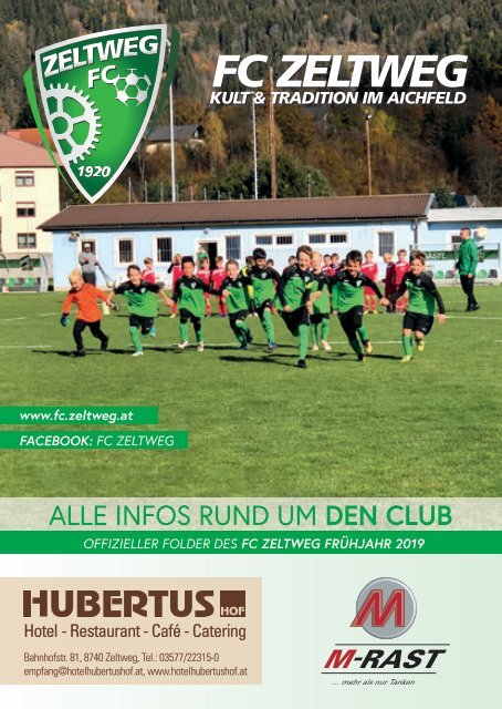 FC Zeltweg Folder Frühjahr 2019