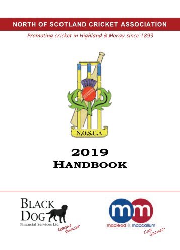 NoSCA Handbook - 2019 Draft 1