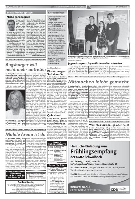 Schwalbacher Zeitung