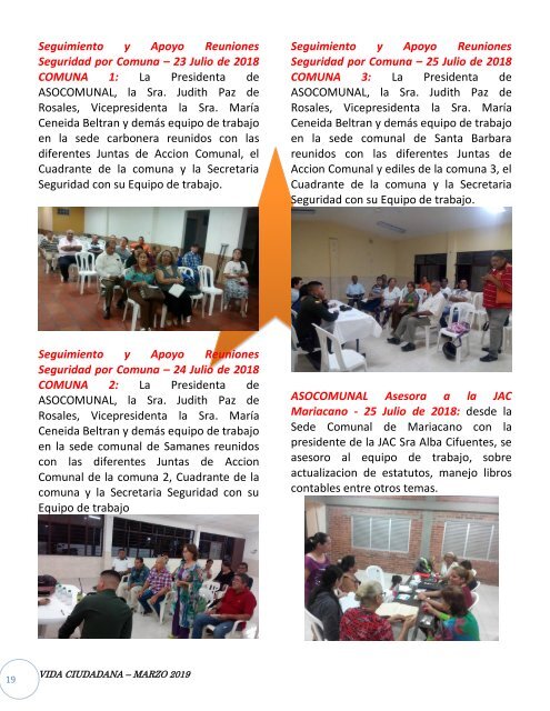 Edición No. 4 Revista Vida Ciudadana - Marzo 2019