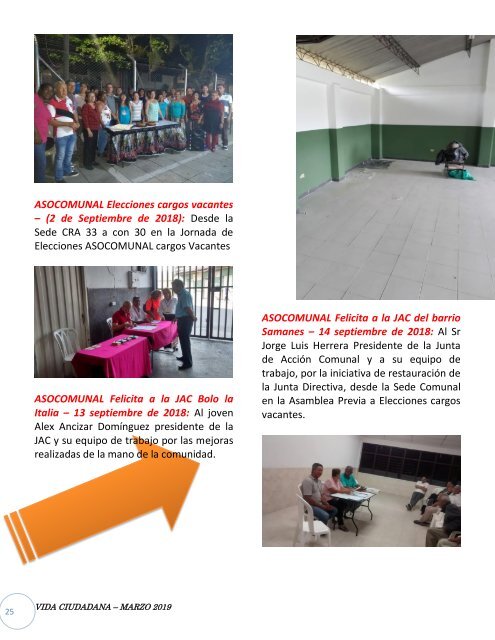 Edición No. 4 Revista Vida Ciudadana - Marzo 2019