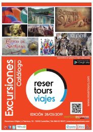 Catalogo de Excursiones Resertours Viajes New opt