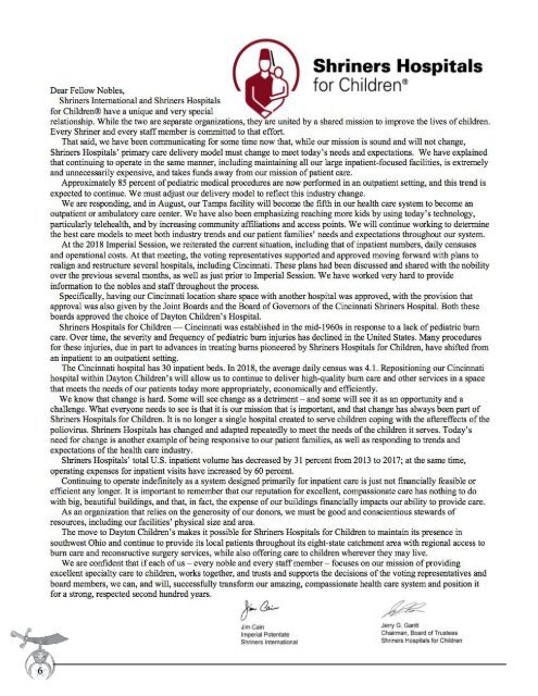 SHRINER APRIL 2019