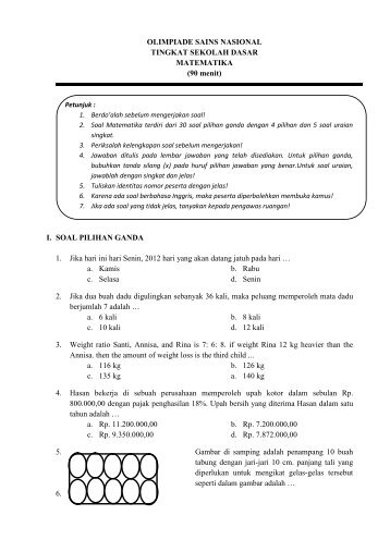 2 SOAL OSN MATEMATIKA