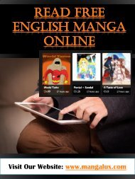 Read Free English Manga Online