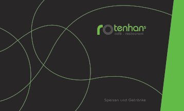 Rotenhans - Speisen und Getränke