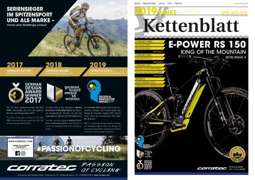 Kettenblatt E-Bike 2019