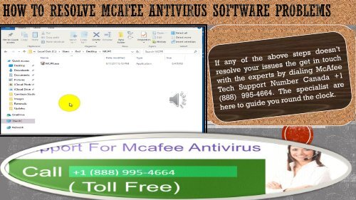 How to resolve McAfee Antivirus Software problems