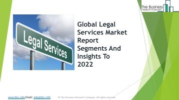 Global Legal Services Market Report Segments And Insights To 2022